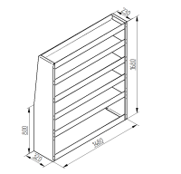 Alu Fahrzeugeinrichtung Modell Bulli" 148x168x32cm...