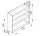 Regalsystem Bulli 125x110x25cm (BxHxT)
