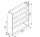 Regalsystem Bulli 125x140x25cm (BxHxT)
