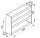 Regalsystem Bulli 148x110x25cm (BxHxT)