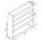 Regalsystem Bulli 148x140x25cm (BxHxT)