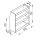 Regalsystem Bulli 100x110x25cm (BxHxT)