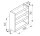 Regalsystem Bulli 100x110x32cm (BxHxT)
