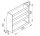 Regalsystem Bulli 125x110x32cm (BxHxT)