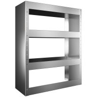 Kasten - Regalsystem mit höhenverstellbaren Fachböden