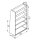 Regalsystem Kombi 100x167x42cm (BxHxT)