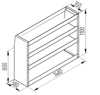 Alu Fahrzeugeinrichtung Modell Bulli" 148x110x38cm...
