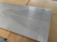 Alu Regalsystem Modell "Kombi" 130x167x32/42cm (BxHxT) B-Ware