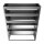 Alu Regalsystem Modell "Kombi" 130x167x32/42cm (BxHxT) B-Ware